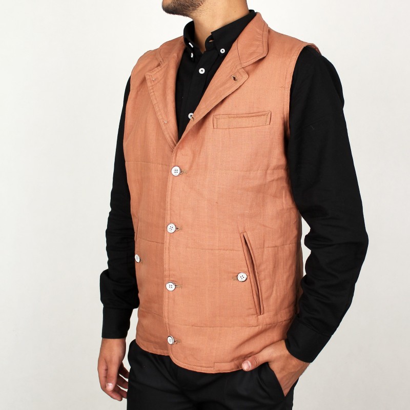 ژیله مردانه آیده آل پارچه لینن 5664193