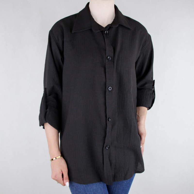 شومیز پاییزه زنانه مانتویی طرح لوزی kolion