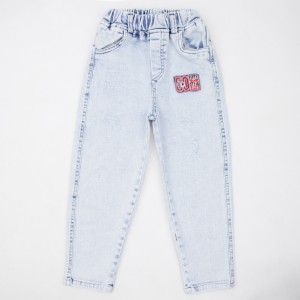شلوار بچه گانه جین استیکر دار MARK یخی