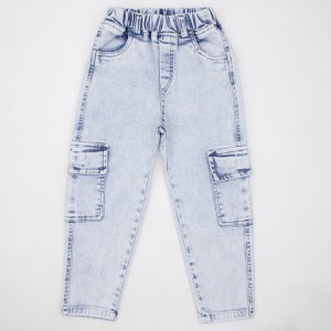 شلوار بچه گانه جین بغل جیب دار mark