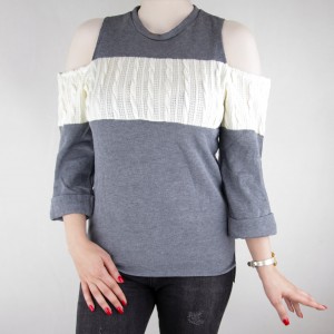 بافت زنانه ریجی سر آستین خالی