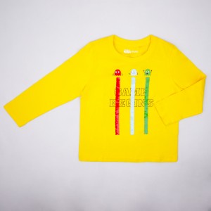 بلوز بچه گانه طرح پک من - baleno