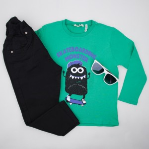 بلوز بچه گانه طرح دار koton