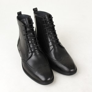 بوت مردانه زیپی هشترک مشکی HORN