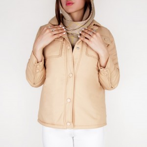 کاپشن زنانه کرم M2