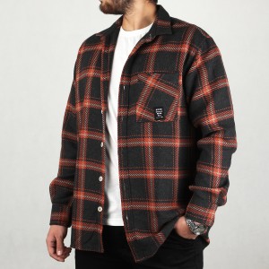 پیراهن مردانه چهار خونه پشمی