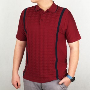 تیشرت مردانه پاییزه یقه سه دکمه