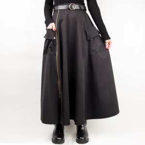 دامن زنانه کتان NIZEL