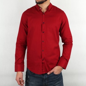پیراهن مردانه قرمز  PLUSNINETY