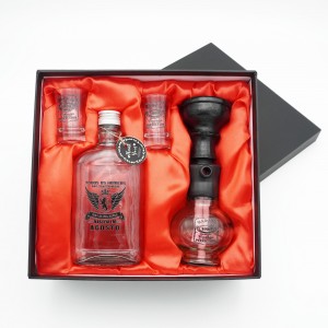 ست بطری شیشه ای, لیوان شات و قلیان