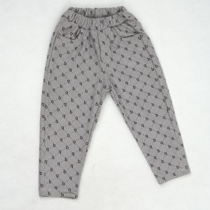 شلوار بچه گانه نقلی کبریتی طرح b مارک