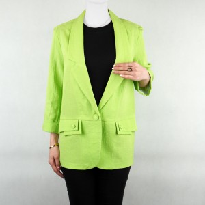 کت پاییزه زنانه کرسپو تک دکمه نیزل