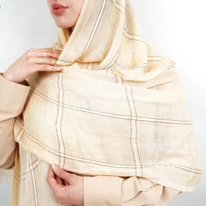 شال زنانه چهارخانه