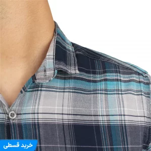 پیراهن چهارخانه استین کوتاه
