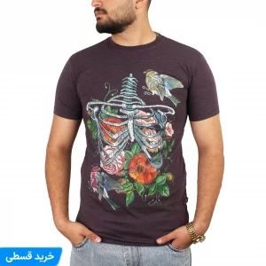 تیشرت مردانه طرح پرنده