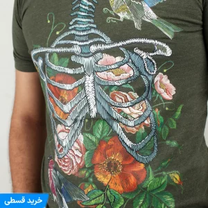 تیشرت مردانه طرح پرنده
