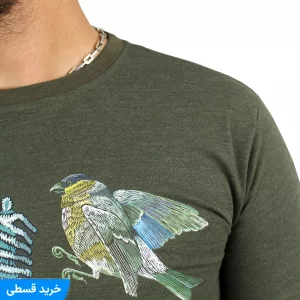 تیشرت مردانه طرح پرنده
