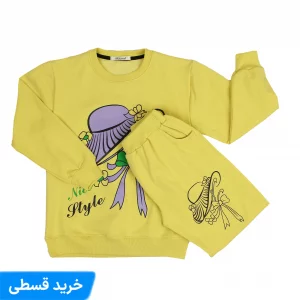 ست دخترانه دورس و شلوار  | ست دخترانه ۲ تکه بلوز شلوار