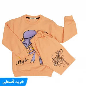 ست دخترانه دورس و شلوار  | ست دخترانه ۲ تکه بلوز شلوار