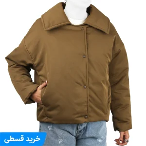 کاپشن امبردی یقه پهن