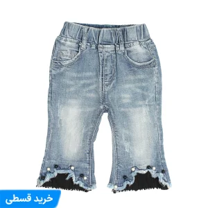 شلوار جین نقلی دخترانه