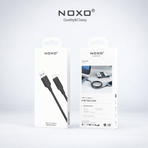 کابل تبدیل USB-A به Lightning نوکسو مدل CN-1 طول 1متر شارژ سریع 2.4 آمپر