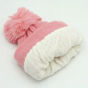 کلاه بافتنی دخترانه مدل ngin