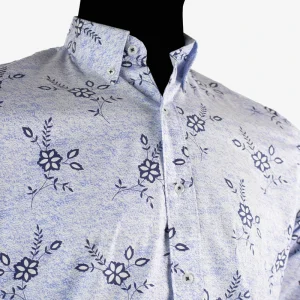 پیراهن آستین بلند یقه برگردان مردانه مدل 09