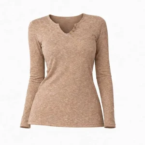 بلوز آستین بلند یقه گرد زنانه مدل 547