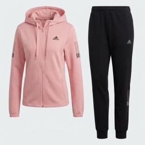 ست سوئی شرت شلوار ورزشی زنانه  آدیداس خط دار adidas