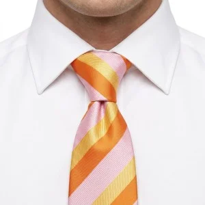 کراوات مردانه ابریشمی طرح راه‌راه