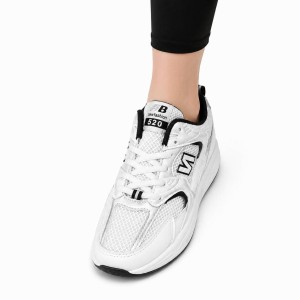کتانی زنانه نیوبالانس  سفید مشکی  New Balance