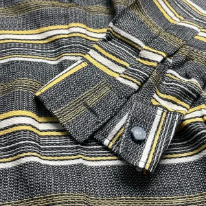 پیراهن مردانه پاییزه راه‌راه طوسی Grey line
