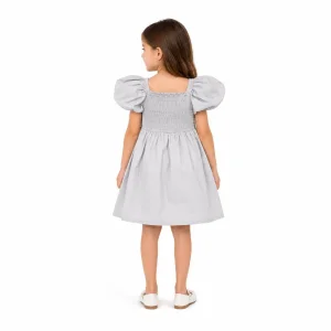 پیراهن دخترانه آستین پفی Puff Sleeve Dress
