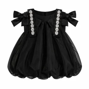 پیراهن دخترانه مشکی Elegant Dress
