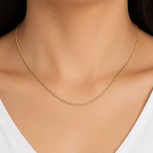 گردنبند زنانه زنجیری ظریف