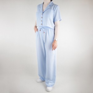 ست کراپ و شلوار زنانه