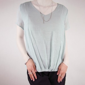 تیشرت زنانه جلو چین دار