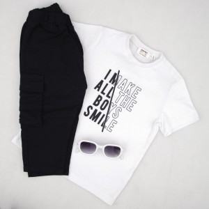 تیشرت پسرانه مدل یقه گرد برند koton