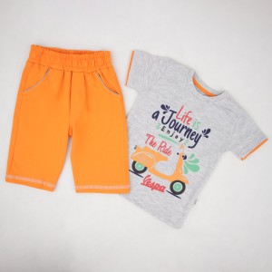 ست تیشرت و شلوار پسرانه طرح وسپا برند vachyoon