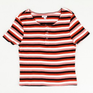 کراپ دخترانه راه راه ovs