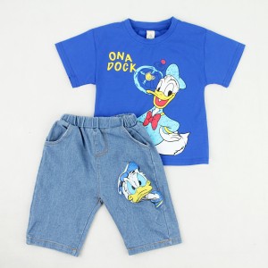 تیشرت و شلوارک پسرانه طرح اردک