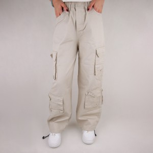 شلوار کارگو زنانه دخترانه شیش جیب