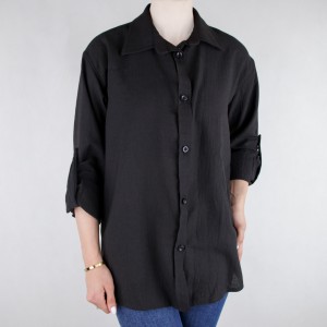 شومیز پاییزه زنانه مانتویی طرح لوزی kolion