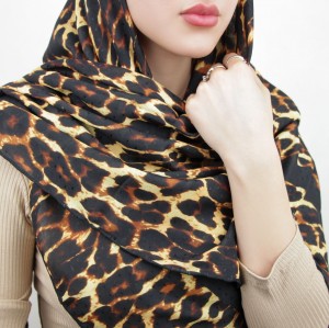 روسری پلنگی زنانه