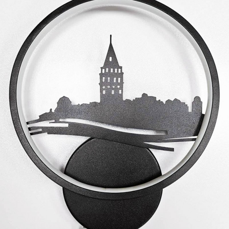 چراغ دیواری (شب خواب ) دکوراتیو طرح برج