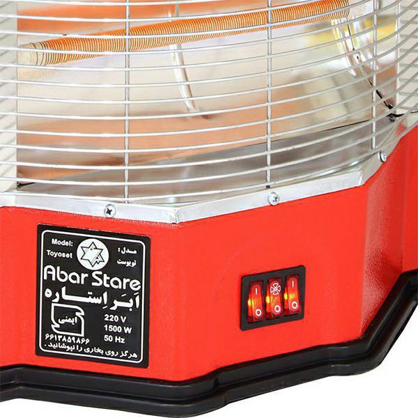 بخاری برقی 3 شعله ایستاده ابر استار