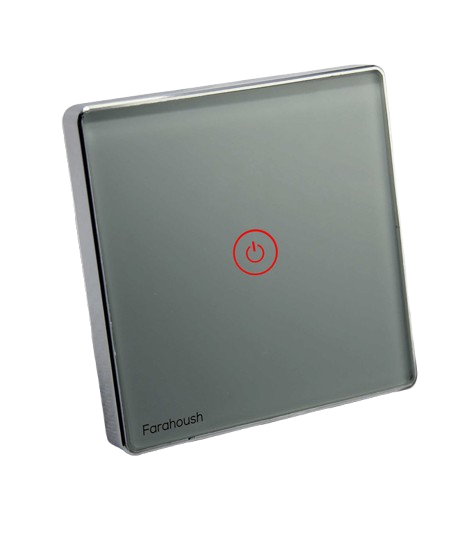 کلید لمسی تک پل فراهوش | طراحی مدرن و نصب آسان