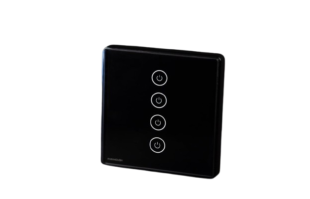 کلید لمسی چهار پل فراهوش | کنترل چهار مدار روشنایی