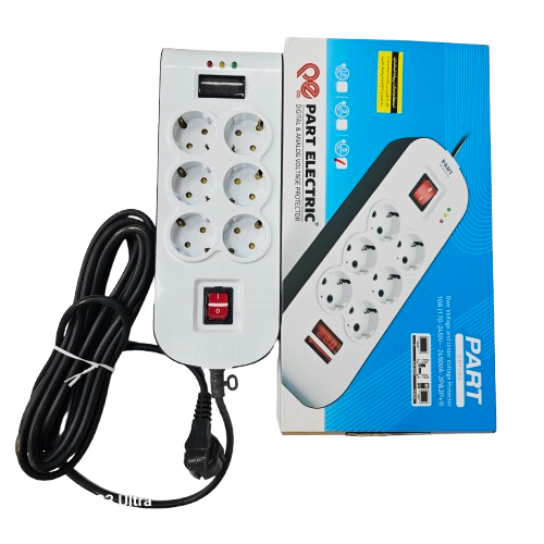 محافظ ۶ خانه ارت‌دار پارت الکتریک